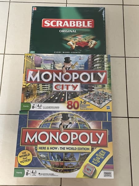 Monopoly, Scrabble, Crossword Challenge and Chess $50 or $15 Each, Board  Games, Gumtree Australia Joondalup Area - Mullaloo