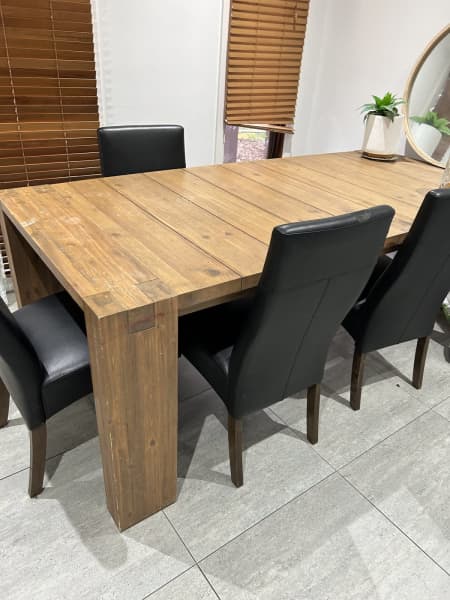 gumtree timber dining table