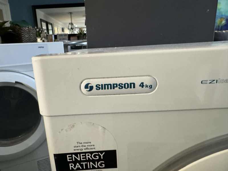 Simpson 4kg vented dryer63022180081538111