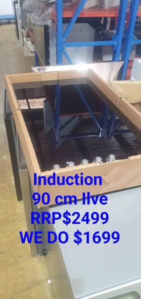 Ilve 90cm Induction Ceramic Glass Cooktop KHVI395BK RRP$249963016060145538111