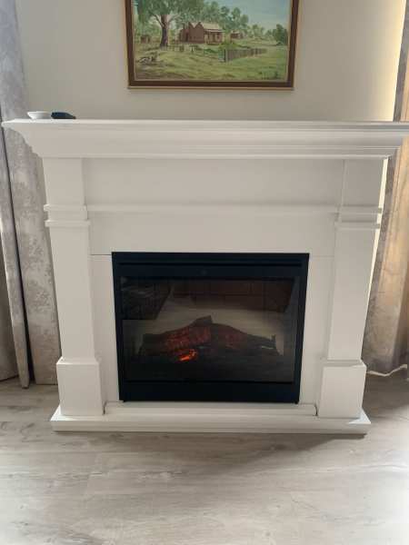 Dimplex White Kenton Mantle Electric Fireplace63442713939586111