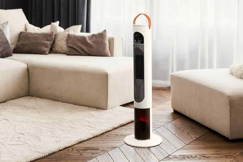 Kogan SmarterHome 2000W Tower Heater Fireplace Effect (Almost New)63014237490691111