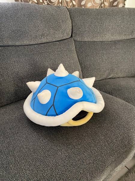 blue turtle shell plush