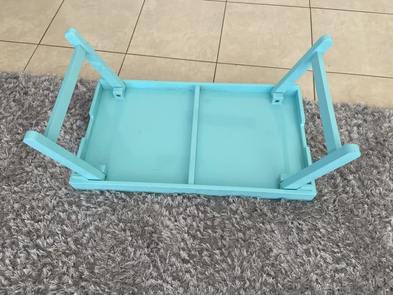 Stylish fold away table for bed, garden, etc. VGC RRP $8062863384499203113