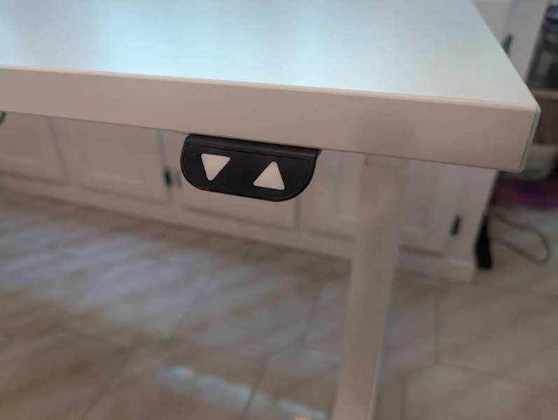 Electric Sit and Stand Table Desk - White62863840415618112