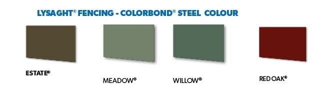 Brand New Colorbond Fence Panel (DIY kit) - (Bluescope Lysaght)63005252583427111