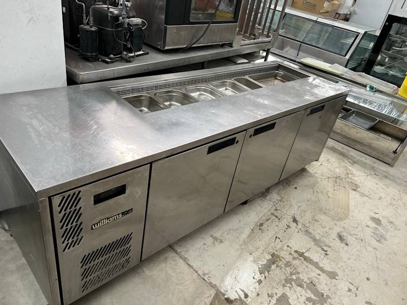 WILLIAMS EMERALD 3 DOOR PREP FRIDGE63441611655042110