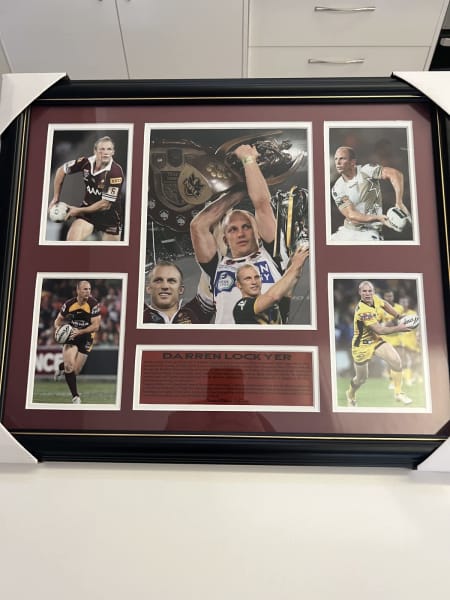 DARREN LOCKYER Hand Signed RARE Australia Centenary Jersey + Photo Proof -  Around The Grounds Memorabilia