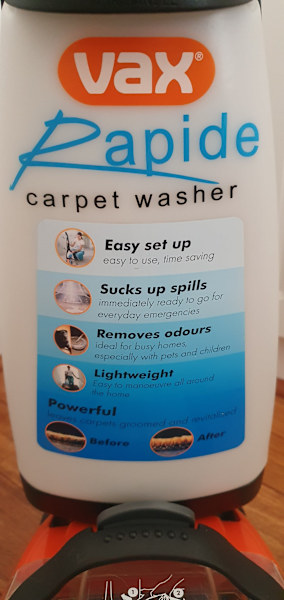 VAX 025 Carpet Washer63014239452673111
