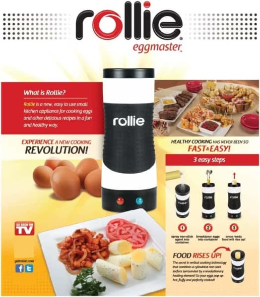  Rollie Hands-Free Automatic Electric Vertical Nonstick