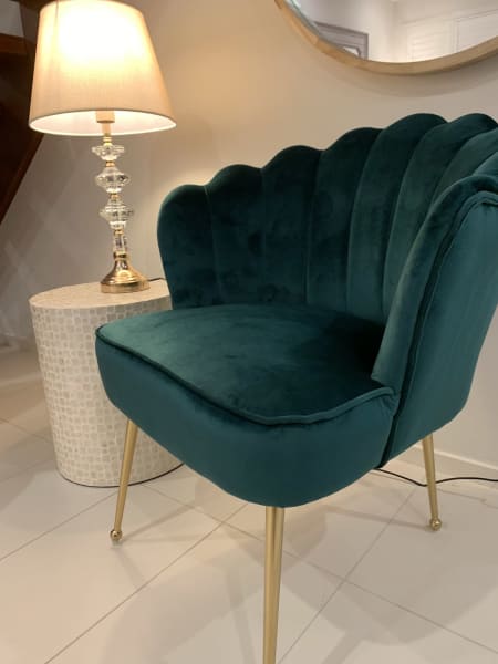 tk maxx velvet chair