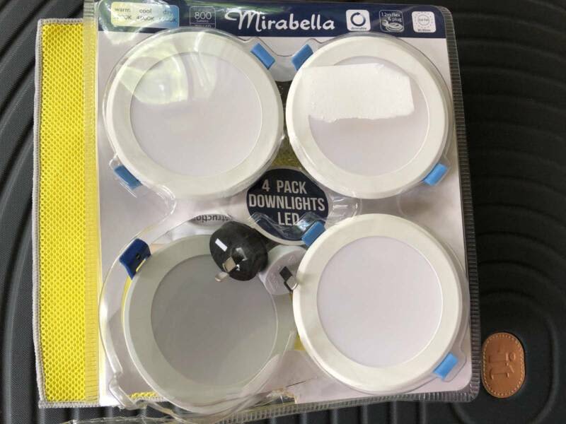 mirabella 8w tri colour led downlight