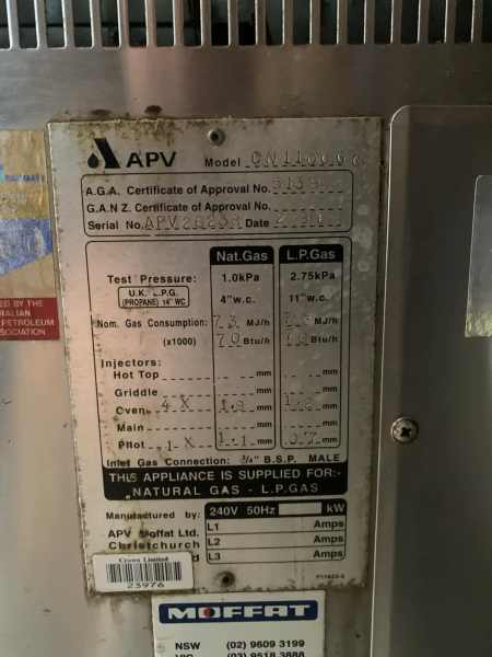 Waldorf Double Convection Oven63016060263171114