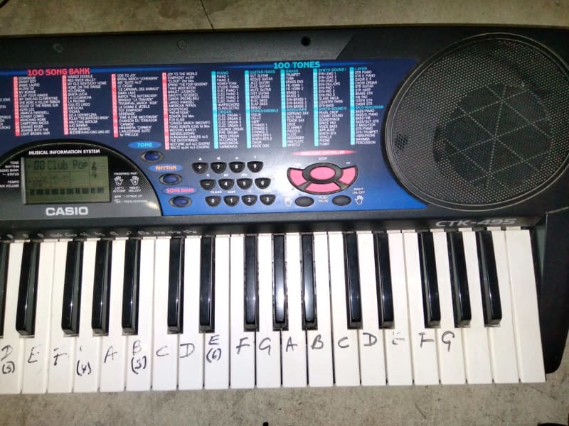 Piano casio 2024 ctk 495