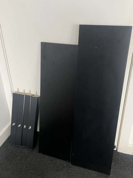 Black tv bench used with small marks 62864724347523111
