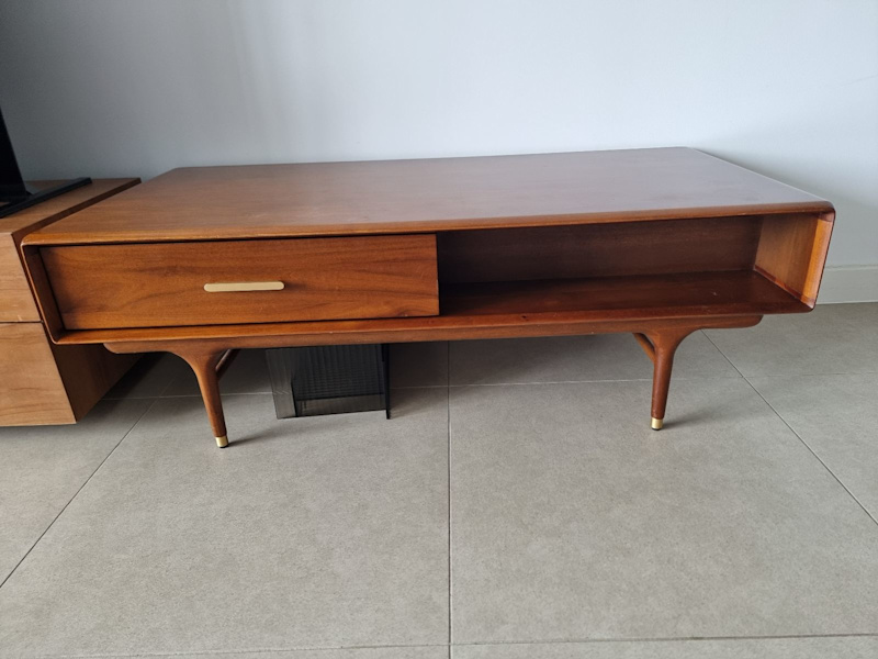 Mid Century Coffee Table with drawers62863412386946111