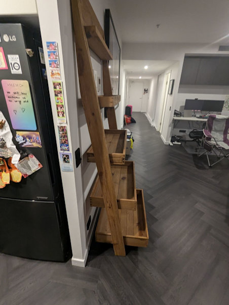 wooden Ladder Shelf62929669507457112