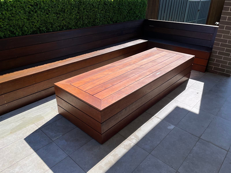 How Deep Should A Garden Bench Seat Bed Be Placed In
