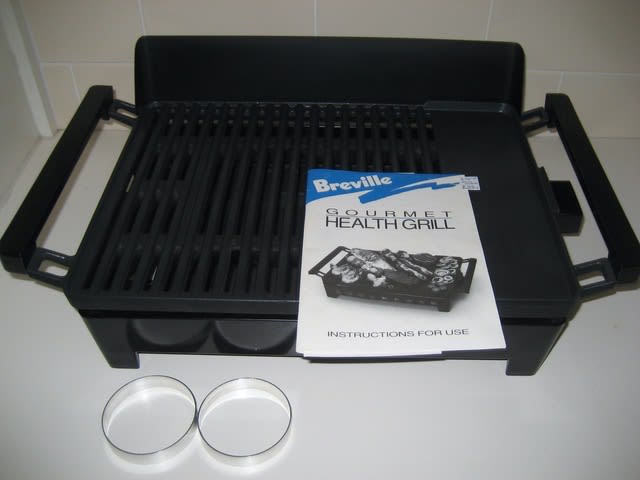 Breville gourmet shop health grill