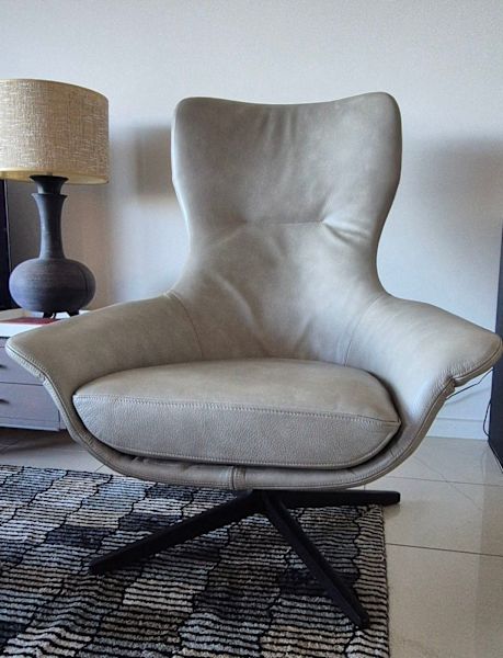 High back Seymour Chair and footstool62863376831619112