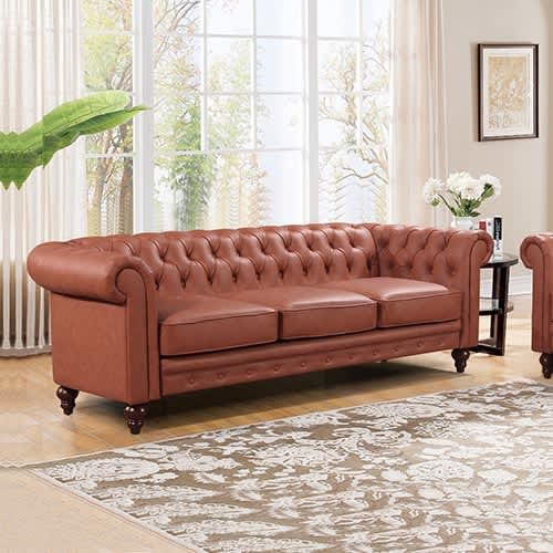 Seater Brown Sofa Lounge Chesterfireld, 3 Seater Sofa Bed Faux Leather Black Recliner Luxury Modest