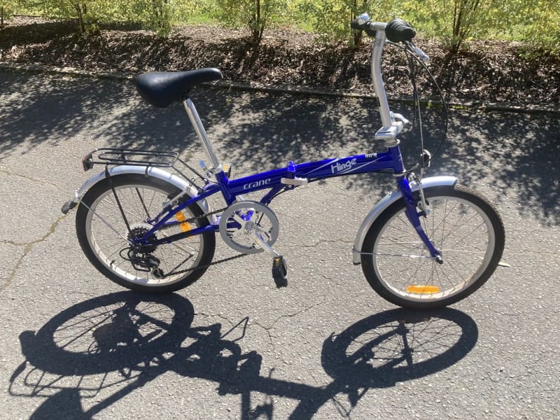 crane hinge folding bike