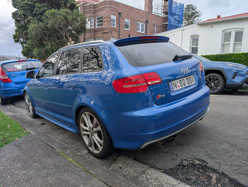 2008 AUDI S3 SPORTBACK 6 SP MANUAL 5D HATCHBACK62882735911041112