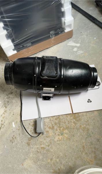 TTSilent M 150mm mix flow inline fan  With plug and lead630221789066271128