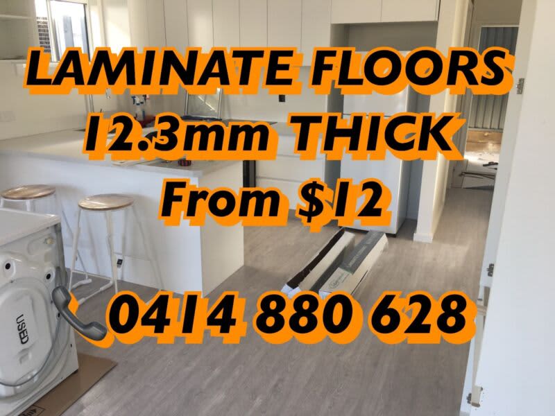 DIRECT WAREHOUSE SALE LAMINATE FLOORING FRM$16 ALOT OF DESIGNS63439248464386110