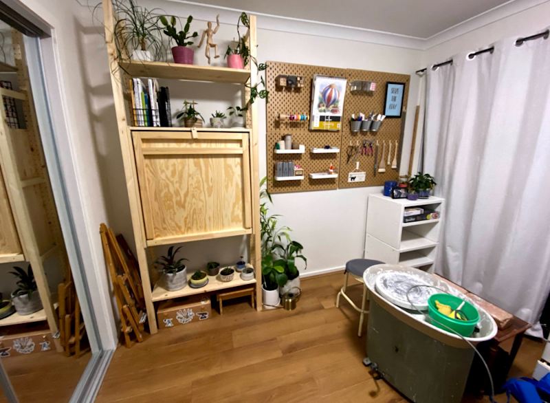 Storage system with fold down desk62863372015106111