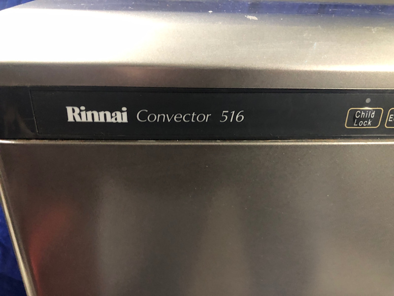 Rinnai Natural Gas Heater Convector 516 Made In Japan63470145349634111