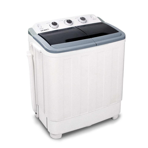Mini Portable Washing Machine 5KG - White63012443736195112