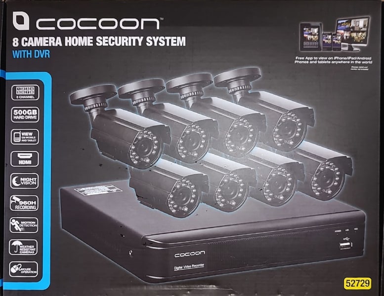 aldi cocoon 8 camera home security