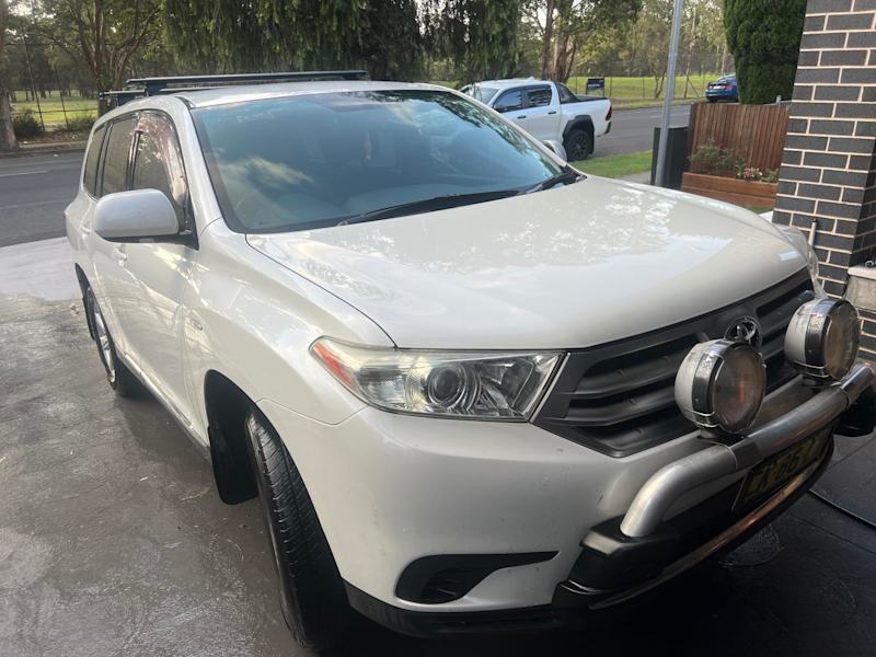 Toyota kluger 2012 white62934698016515111