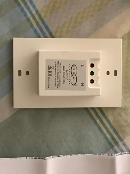 HUNTER PACIFIC DC FAN WALL CONTROL63018171621121113