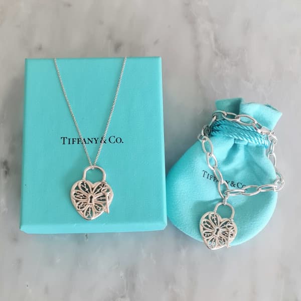 tiffany and company necklace and bracelet set