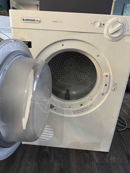 Simpson 4kg vented dryer63022180081538114