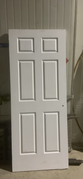 One off White moulded Internal room door wood63440281158402113