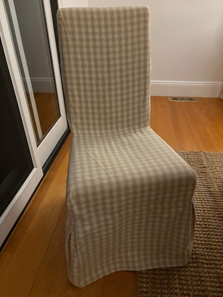 4 STUNNING DINING CHAIRS WITH COVERS62863838522753113