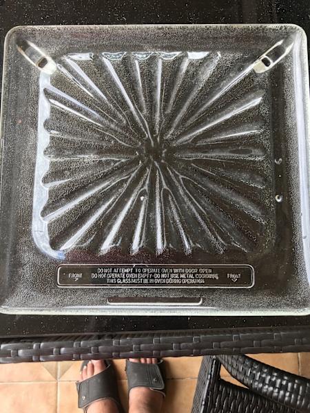Microwave Square Tray W 368 mm  x 345 mm deep63444044342658110
