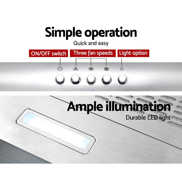 Fixed Range Hood Stainless Steel Kitchen Canopy 60cm 600mm63016060419458111