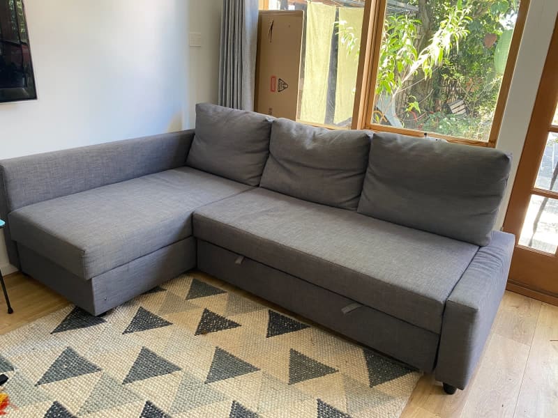 IKEA Friheten corner sofa-bed with storage in Hyllie dark grey | Sofas |  Gumtree Australia Darebin Area - Reservoir | 1307097205