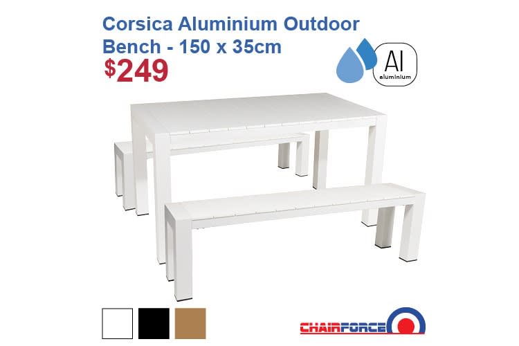 All-weather Bench  Great Value, Matching table available62863840881025112