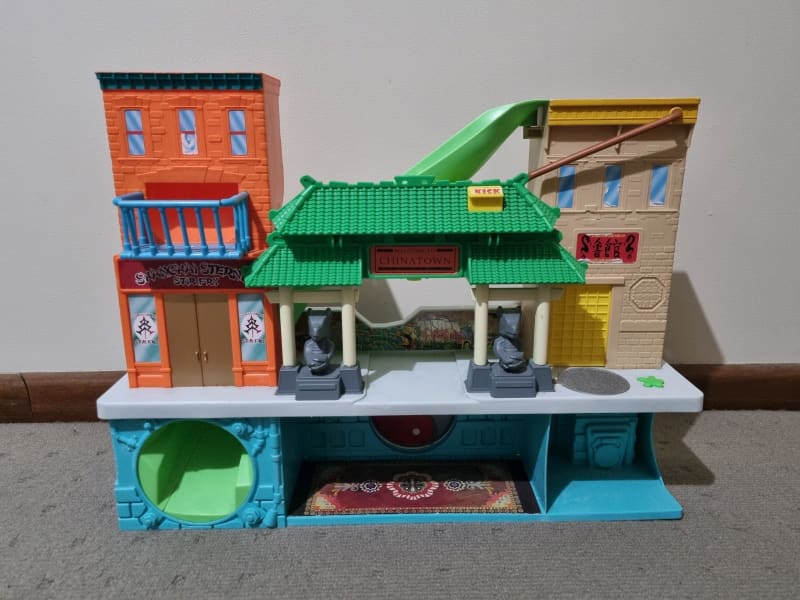 ninja turtle chinatown playset