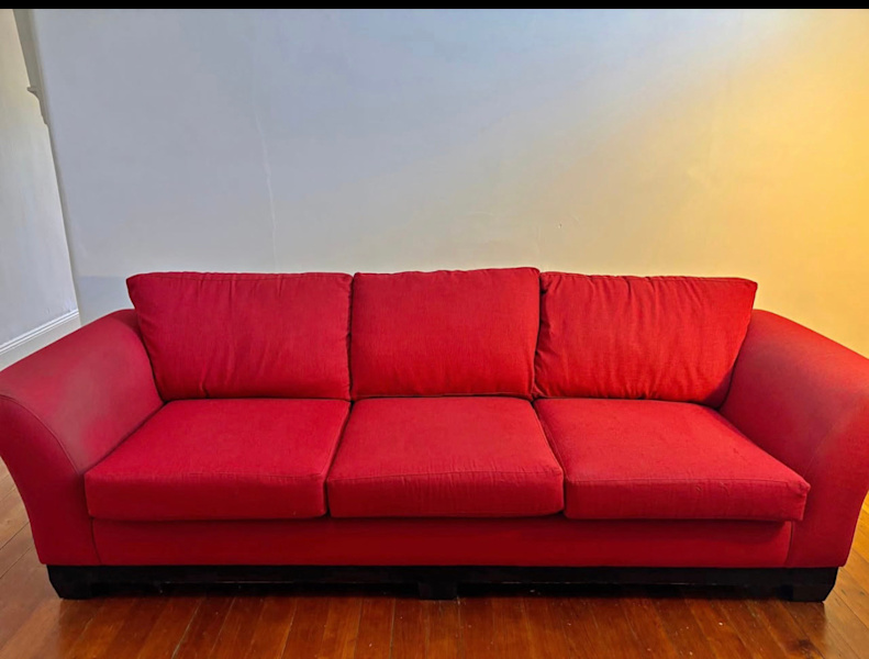 3 Seater Red Sofa 62863410429697112
