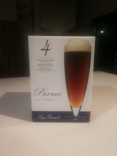 Michelob Lager Footed Pilsner Beer Glass