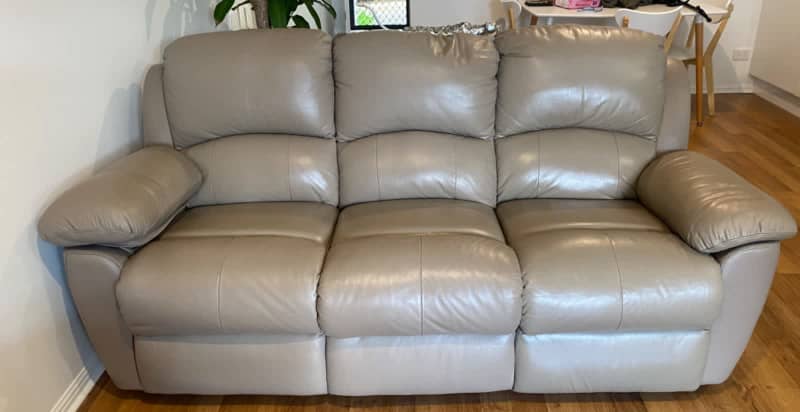 used leather three piece suites