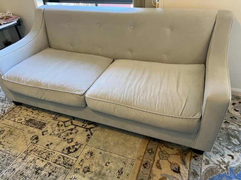 duck egg blue 4 seater sofa