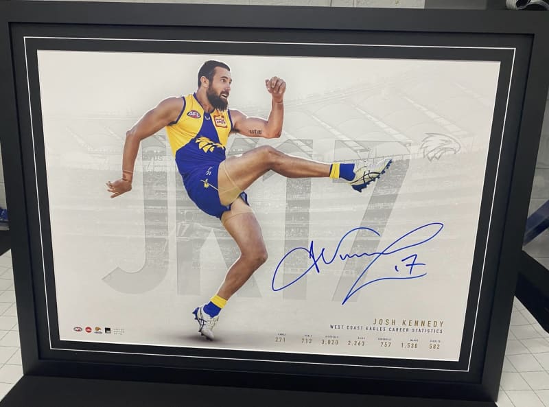 2022 Josh Kennedy Rd 3 Match-worn guernsey