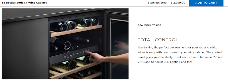 Fisher & Paykel 38 bottle wine cabinet (brand new)63470143831299110